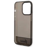 Guess GUHCP14LHGCOK iPhone 14 Pro 6.1 " sort / sort hardcase gennemsigtigt