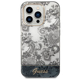 Guess GUHCP14LHGPLHG iPhone 14 Pro 6.1" grå/grå hardcase Porcelæn Collection