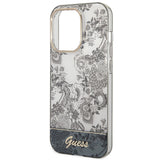 Guess GUHCP14LHGPLHG iPhone 14 Pro 6.1" grå/grå hardcase Porcelæn Collection