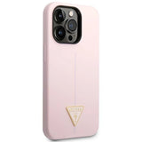 Guess Silicone Triangle iPhone 14 Pro 6.1" Case - lilla