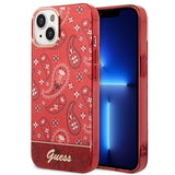 Guess GUHCP14MHGBNHR iPhone 14 Plus 6.7" rød/rød hardcase Bandana Paisley
