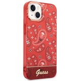 Guess GUHCP14MHGBNHR iPhone 14 Plus 6.7" rød/rød hardcase Bandana Paisley
