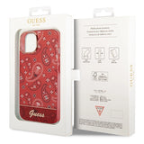 Guess GUHCP14MHGBNHR iPhone 14 Plus 6.7" rød/rød hardcase Bandana Paisley