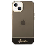Guess GUHCP14MHGCOK iPhone 14 Plus 6.7 " sort / sort hardcase gennemsigtigt