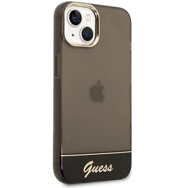 Guess GUHCP14MHGCOK iPhone 14 Plus 6.7 " sort / sort hardcase gennemsigtigt