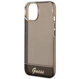 Guess GUHCP14MHGCOK iPhone 14 Plus 6.7 " sort / sort hardcase gennemsigtigt