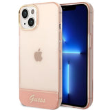 Guess GUHCP14MHGCOP iPhone 14 Plus 6.7 " pink / pink hardcase gennemsigtige