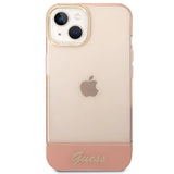 Guess GUHCP14MHGCOP iPhone 14 Plus 6.7 " pink / pink hardcase gennemsigtige