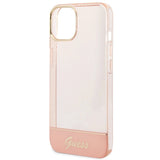 Guess GUHCP14MHGCOP iPhone 14 Plus 6.7 " pink / pink hardcase gennemsigtige