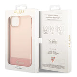 Guess GUHCP14MHGCOP iPhone 14 Plus 6.7 " pink / pink hardcase gennemsigtige