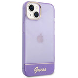 Guess GUHCP14MHGCOU iPhone 14 Plus 6.7 "violet / lilla hårdkasse gennemsigtig