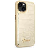 Guess GUHCP14MHGCRHD iPhone 14 Plus 6.7 " guld / guld hardcase Croco Collection