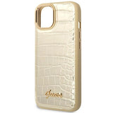 Guess GUHCP14MHGCRHD iPhone 14 Plus 6.7 " guld / guld hardcase Croco Collection