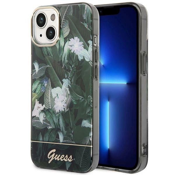 Guess GUHCP14MHGJGHA iPhone 14 Plus 6.7" grøn/grøn hardcase Jungle Collection