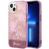Guess GUHCP14MHGJGHP iPhone 14 Plus 6.7 " pink / pink hardcase Jungle Collection