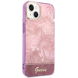 Guess GUHCP14MHGJGHP iPhone 14 Plus 6.7 " pink / pink hardcase Jungle Collection