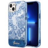 Guess GUHCP14MHGPLHB iPhone 14 Plus 6.7" blå/blå hardcase Porcelæn Collection