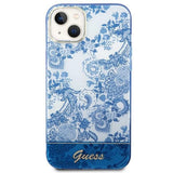 Guess GUHCP14MHGPLHB iPhone 14 Plus 6.7" blå/blå hardcase Porcelæn Collection