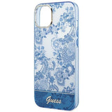 Guess GUHCP14MHGPLHB iPhone 14 Plus 6.7" blå/blå hardcase Porcelæn Collection