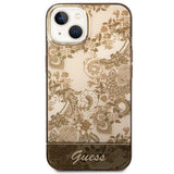Guess GUHCP14MHGPLHC iPhone 14 Plus 6.7" oker hårdkasse Porcelæn Samling