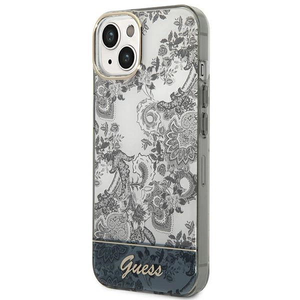 Guess GUHCP14MHGPLHG iPhone 14 Plus 6.7 "grå / grå hardcase Porcelæn Collection