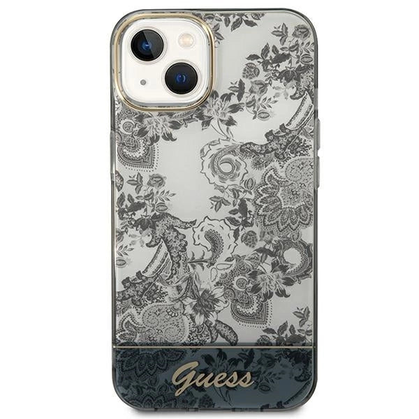 Guess GUHCP14MHGPLHG iPhone 14 Plus 6.7 "grå / grå hardcase Porcelæn Collection