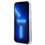 Guess GUHCP14MLFLSU iPhone 14 Plus 6.7 "violet / lilla hardcase Flower Liquid Glitter