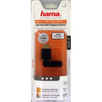 HAMA HDMI Adapter  Han-Hun Rotation Sort Guldbelagt TL