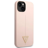 Guess GUHCP14MSLTGP iPhone 14 Plus 6.7" pink/pink hardcase Silikon trekant
