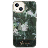 Guess Jungle Collection iPhone 14 Hylde - Grøn