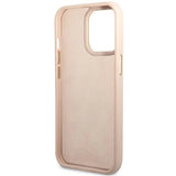 Guess 4G Vintage Gold Logo-hylster til iPhone 14 Pro Max - pink