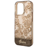 Guess GUHCP14XHGPLHC iPhone 14 Pro Max 6.7" oker hardcase Porcelæn Samling
