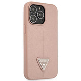 Guess GUHCP14XPSATLP iPhone 14 Pro Max 6,7 "pink / pink hardcase SaffianoTriangle Logo