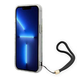 Guess GUOHCP14MHFLSB iPhone 14 Plus 6.7 "blå / blå hårdkasse blomsterstrop