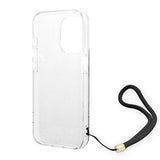 Guess GUOHCP14XH4STK iPhone 14 Pro Max 6.7" sort/sort hardcase 4G Print Strap