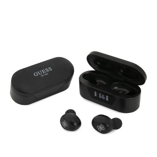 Guess GUTWST31EK TWS Bluetooth hovedtelefoner + docking station - sort