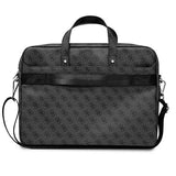 Guess Saffiano 4G Triangle Logo taske til en 16'' laptop - sort