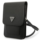 Guess Håndtaske GUWBSATMBK sort / sort Saffiano Triangle