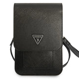 Guess Håndtaske GUWBSATMBK sort / sort Saffiano Triangle