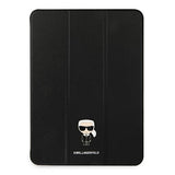Karl Lagerfeld KLFC11OKMK iPad 11" Pro 2021 Bogomslag sort Saffiano Karl Iconic