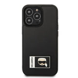 Karl Lagerfeld KLHCP13L3DKPK iPhone 13 Pro / 13 6,1" sort/sort hardcase Ikonik Patch