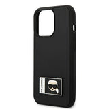 Karl Lagerfeld KLHCP13L3DKPK iPhone 13 Pro / 13 6,1" sort/sort hardcase Ikonik Patch