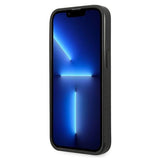 Karl Lagerfeld KLHCP13LMNMP1K iPhone 13 Pro / 13 6,1 "hardcase sort / sort Monogram Plaque