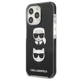 Karl Lagerfeld KLHCP13LTPE2TK iPhone 13 Pro / 13 6,1" hardcase czarny/sort Karl&Choupette Head
