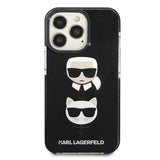 Karl Lagerfeld KLHCP13LTPE2TK iPhone 13 Pro / 13 6,1" hardcase czarny/sort Karl&Choupette Head