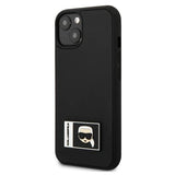 Karl Lagerfeld KLHCP13M3DKPK iPhone 13 6,1" sort/sort hardcase Ikonik Patch