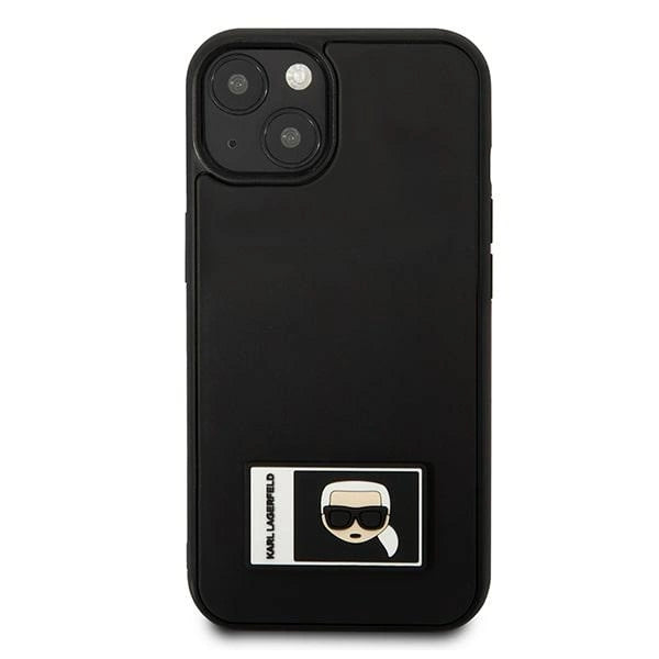 Karl Lagerfeld KLHCP13M3DKPK iPhone 13 6,1" sort/sort hardcase Ikonik Patch