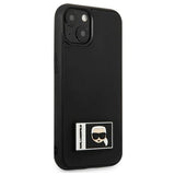 Karl Lagerfeld KLHCP13M3DKPK iPhone 13 6,1" sort/sort hardcase Ikonik Patch