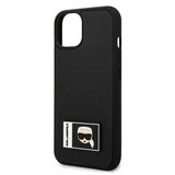 Karl Lagerfeld KLHCP13M3DKPK iPhone 13 6,1" sort/sort hardcase Ikonik Patch