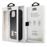 Karl Lagerfeld KLHCP13M3DKPK iPhone 13 6,1" sort/sort hardcase Ikonik Patch